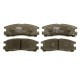 Set placute frana spate TRW MOTO pentru CHRYSLER SEBRING, MITSUBISHI ECLIPSE, GALANT, MAGNA, dimensiuni 41.0mm x 107.8mm x 15.5mm