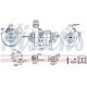 Turbocompresor NISSENS cu kit de montaj pentru SCANIA 4, G I, P I, R I, T DC12.01-DT12.14 05.95-05.19