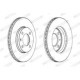 Disc frana FERODO Set discuri de frana 2 buc Fata Dreapta/Stanga AUDI 80 B2 B3 COUPE B2 SEAT CORDOBA IBIZA II VW GOLF I II 239 mm 38.7 mm 20 mm