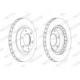 Disc frana FERODO Set discuri de frana 2 buc Fata Dreapta/Stanga AUDI 80 B2 B3 COUPE B2 SEAT CORDOBA IBIZA II VW GOLF I II 239 mm 38.7 mm 20 mm