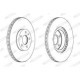 Disc frana FERODO set 2 buc. fata dreapta/stanga pentru ALFA ROMEO 146 147 156 164 GT GTV SPIDER FIAT BRAVO II DOBLO FIORINO 284.0 mm
