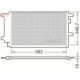 Condensator climatizare DENSO pentru IVECO DAILY III, DAILY IV, DAILY V 2.3D-3.0D 05.99-02.14, dimensiuni 562x340x16 mm
