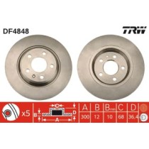 Disc frana TRW MOTO
