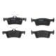 Set placute frana spate TRW MOTO pentru FORD FIESTA VII 1.0-1.5D 05.17, inaltime 42.5 mm, latime 123.1 mm, grosime 14.0 mm