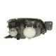 Far DEPO Lampa frontala Stanga H4 P21W W5W electric cu motor cromat galben pentru FORD COURIER FIESTA IV HATCHBACK MINIVAN 01.99-04.03
