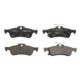 Set placute frana spate BOSCH DAIHATSU CHARADE VIII TOYOTA YARIS YARIS/HATCHBACK 1.0-1.8 08.05 43.7 mm 123.1 mm 14.5 mm