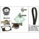 Set pompa apa + curea dintata INA pentru DACIA DUSTER, LODGY, LOGAN, SANDERO; NISSAN ALMERA II, JUKE, NOTE 1.5/1.5D 10.02-