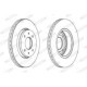 Disc frana FERODO set 2 buc. Fata Dreapta/Stanga compatibil VOLVO S40 I, S40 II, V40, MITSUBISHI CARISMA 1.3-2.0D 05.95-12.10