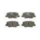 Set placute frana Spate TRW MOTO pentru CITROEN C4 AIRCROSS, MAZDA 6, MITSUBISHI ASX, PEUGEOT 4008, dimensiuni 44.6mm x 101.4mm x 14.4mm