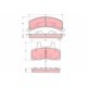 Set placute frana fata TRW MOTO pentru CADILLAC ESCALADE, CHEVROLET ASTRO, DODGE CHALLENGER, RAM 1500, GMC YUKON 76.5x126.0x16.8 mm