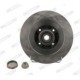Disc frana FERODO Spate Dreapta/Stanga cu inel ABS pentru RENAULT GRAND SCENIC II, MEGANE II, 270.0 mm, 80.6 mm, 10.0 mm