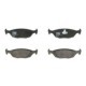 Set placute frana Spate TRW MOTO pentru SAAB 900 I, 9000 2.0-3.0 09.79-12.98, Inaltime 37.7 mm, Latime 125.2 mm, Grosime 14.7 mm