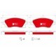 Set placute frana ceramica Fata OPEL COMBO TOUR COMBO/MINIVAN CORSA C MERIVA A TIGRA 1.0-1.8 09.00 Inaltime 55.5 mm Latime 131.6 mm Grosime 16.8 mm