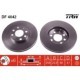 Disc frana TRW MOTO Fata Dreapta/Stanga 256.0 mm 41.1 mm 23.9 mm 4 gauri CHEVROLET CORSA OPEL ASTRA G ZAFIRA A