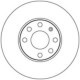 Disc frana TRW MOTO Fata Dreapta/Stanga 256.0 mm 41.1 mm 23.9 mm 4 gauri CHEVROLET CORSA OPEL ASTRA G ZAFIRA A