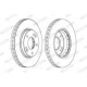 Disc frana FERODO set 2 buc. fata dreapta/stanga pentru HYUNDAI GALLOPER I, HIGHWAY, SANTA FÉ I, TRAJET, TRAJET/MINIVAN 2.0-3.0 08.91-07.08