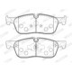 Set placute frana fata FERODO pentru JAGUAR F-PACE, XE, XF II, XF SPORTBRAKE, LAND ROVER RANGE ROVER VELAR 2.0-3.0D 03.15-