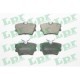 Set placute frana spate LPR pentru VW TRANSPORTER T4 1.8-2.8 07.90-06.03, inaltime 57.3 mm, latime 95.0 mm, grosime 17.0 mm