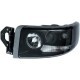 Far HELLA Lampa frontala Dreapta H1/H7/PY21W/W5W electric manual fara motoras negru transparent pentru RVI PREMIUM 2 10.05