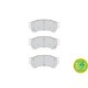 Set placute frana fata FERODO MAZDA 6 1.8-2.5 08.07-07.13, inaltime 58.9 mm, latime 136.8 mm, grosime 16.33 mm, cu accesorii