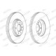 Disc frana FERODO set 2 buc. fata dreapta/stanga pentru OPEL ADAM, ASTRA G, H, CORSAD E/HATCHBACK, diametru exterior 308 mm, inaltime 40 mm, grosime 25 mm