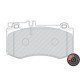 Set placute frana fata FERODO pentru MERCEDES CLS (C218), CLS SHOOTING BRAKE (X218), E T-MODEL (S212), E (W212) 3.0-5.5 01.09-12.17