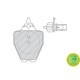 Set placute frana fata FERODO AUDI A4 B5 A6 C5 ALLROAD C5 VW PASSAT B5 B5.5 PHAETON 1.8-6.0 02.97-03.16