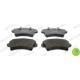 Set placute frana fata FERODO pentru NISSAN INTERSTAR, OPEL MOVANO A, RENAULT MASTER II 1.9D-3.0D 07.98, dimensiuni 79.7x138.0x17.8 mm