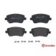 Set placute frana fata BREMBO cu suruburi etrier OPEL AGILA SUZUKI SPLASH SWIFT III 1.0-1.6 dimensiuni 53.0 mm x 116.0 mm x 17.0 mm