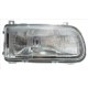 Far TYC Lampa frontala Stanga H4 electric fara motoras culoare insert argintiu pentru SKODA FELICIA CUBE FELICIA I VW CADDY II