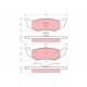Set placute frana spate TRW MOTO pentru CHRYSLER 300M, DODGE CARAVAN, NEON, SARATOGA, dimensiuni 39.9mm x 133.6mm x 17.0mm