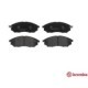 Set placute frana fata BREMBO pentru INFINITI EX, FX, G, M, M37, M45, Q70; NISSAN MURANO I, MURANO II, NAVARA, PATHFINDER III, QASHQAI I