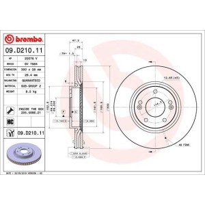 Disc frana BREMBO