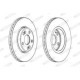 Disc frana FERODO set 2 buc Fata Dreapta/Stanga pentru RENAULT ESPACE III KANGOO EXPRESS KANGOO II LAGUNA I SAFRANE I II SCENIC I 280 mm