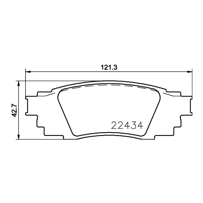 Set placute frana,frana disc BREMBO