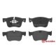 Set placute frana fata BREMBO pentru CITROEN C4 GRAND PICASSO II, C4 PICASSO I, C4 PICASSO II, C4 SPACETOURER, PEUGEOT 308 II