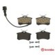 Set placute frana spate BREMBO AUDI A2 SEAT CORDOBA IBIZA III SKODA FABIA I VW GOLF III LUPO I POLO 1.2-2.0 07.93 Inaltime 53 mm Latime 87 mm Grosime 17 mm