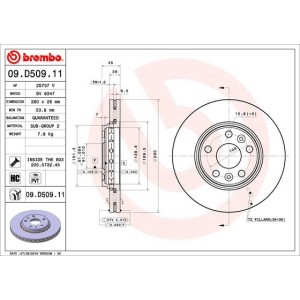 Disc frana BREMBO