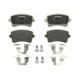 Set placute frana Spate AUDI A4 ALLROAD B8, A4 B8, A5, Q5 1.8-3.2 06.07-05.17 FERODO cu lacat si suruburi de ghidare etrier