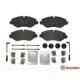 Set placute frana fata BREMBO pentru MERCEDES EQV (W447), MARCO POLO CAMPER (W447), SPRINTER 3,5-T (B906, B907, B910) 67mm x 163mm x 21mm