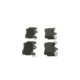 Set placute frana Spate BOSCH cu tampon de amortizare pentru AUDI Q7, PORSCHE CAYENNE, VW TOUAREG 2.5D-6.0D 09.02-08.15