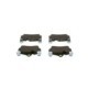 Set placute frana Spate BOSCH cu tampon de amortizare pentru AUDI Q7, PORSCHE CAYENNE, VW TOUAREG 2.5D-6.0D 09.02-08.15