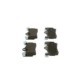 Set placute frana Spate BOSCH cu tampon de amortizare pentru AUDI Q7, PORSCHE CAYENNE, VW TOUAREG 2.5D-6.0D 09.02-08.15