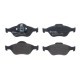 Set placute frana fata BREMBO pentru FORD FIESTA, FIESTA IV, FIESTA V, FUSION, KA, PUMA, MAZDA 121 III, dimensiuni 58.0 mm x 150.0 mm x 19.0 mm