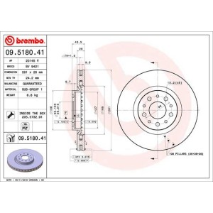 Disc frana BREMBO