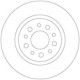 Disc frana TRW MOTO Spate Dreapta/Stanga 276.0 mm 45.7 mm 10.0 mm pentru ALFA ROMEO 147, 156, GT; FIAT COUPE; LANCIA GAMMA 1.6-3.2