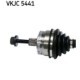 Planetara SKF Ax cardanic Fata Stanga 596mm AUDI A4 B5 SKODA SUPERB I VW PASSAT B5 B5.5 1.8-2.3 01.95-03.08