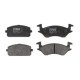 Set placute frana Fata TRW AUTOMOTIVE TOYOTA STARLET 1.0-1.5D 10.79-12.89 Inaltime 44.0mm Latime 97.5mm Grosime 13.5mm