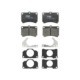 Set placute frana Fata TRW AUTOMOTIVE KIA RIO MAZDA DEMIO 1.3/1.5 08.98-02.05 Inaltime 64mm Latime 91.6mm Grosime 15.5mm