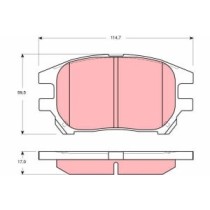Set placute frana,frana disc TRW AUTOMOTIVE